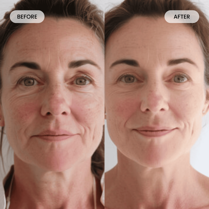 Before After Fybelle LED Face Mask