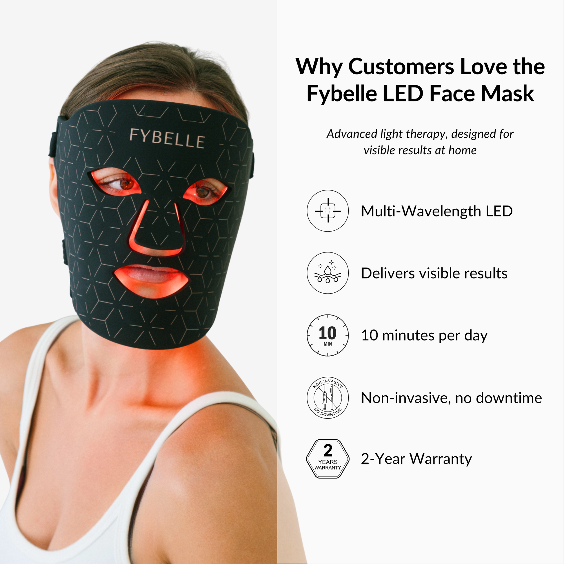Why Customers Love Fybelle LED Face Mask